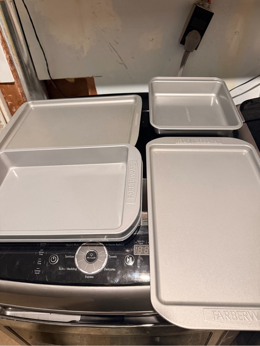 Farberware Silver Nonstick Bake Pan Set - Multiple Shapes - NWOT